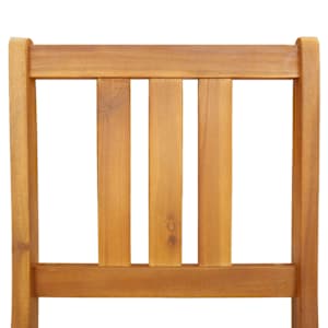 Zahradní křeslo 6 pcs Přírodní olej 40 x 42 x 85 cm - obrázek 9
