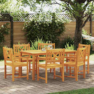 Vrtni Stol 6 pcs 56 x 56 x 90 cm Masiven les akacije