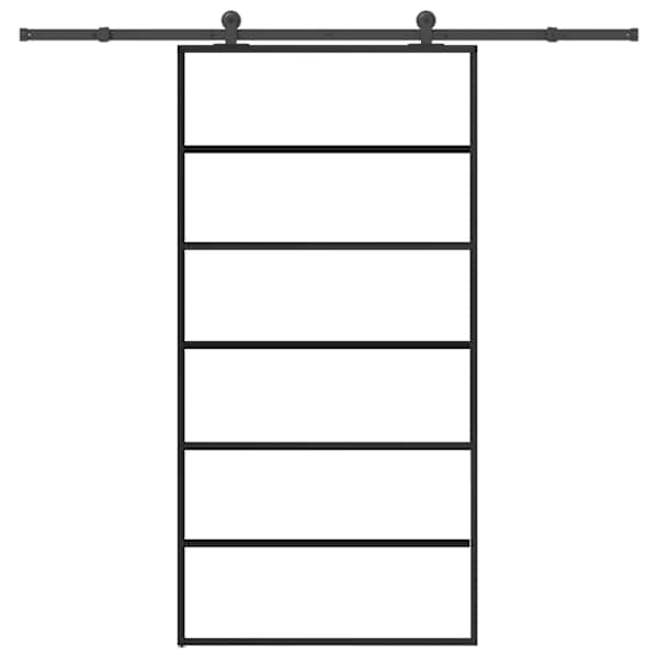 vidaXL l&uuml;kanduks koos riistvara komplektiga 102x205 cm ESG klaas