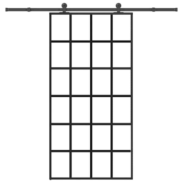 vidaXL l&uuml;kanduks koos riistvara komplektiga 102x205 cm ESG klaas