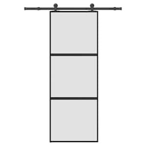 vidaXL l&uuml;kanduks koos riistvara komplektiga 76x205 cm karastatud klaas
