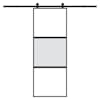 vidaXL l&uuml;kanduks koos riistvara komplektiga 76x205 cm karastatud klaas