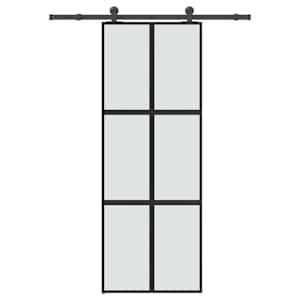 vidaXL l&uuml;kanduks koos riistvara komplektiga 76x205 cm karastatud klaas
