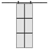 vidaXL l&uuml;kanduks koos riistvara komplektiga 76x205 cm karastatud klaas