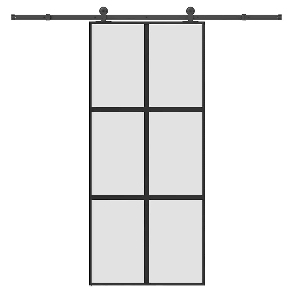 lükanduks riistvara komplektiga 90x205 cm karastatud klaas