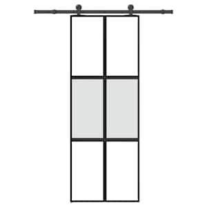 vidaXL l&uuml;kanduks koos riistvara komplektiga 76x205 cm karastatud klaas