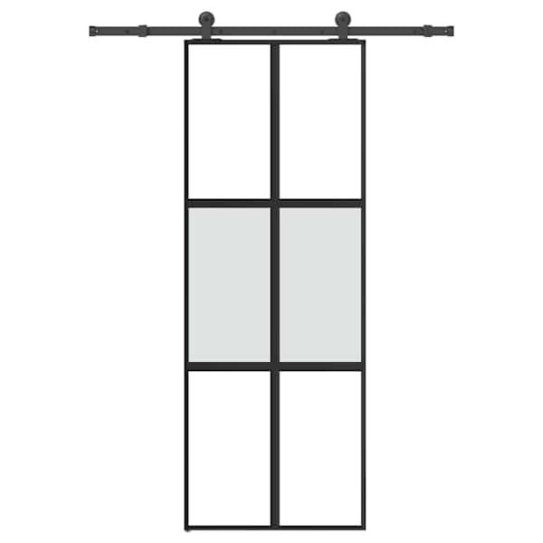 vidaXL l&uuml;kanduks koos riistvara komplektiga 76x205 cm karastatud klaas