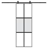 vidaXL l&uuml;kanduks koos riistvara komplektiga 76x205 cm karastatud klaas