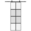 vidaXL l&uuml;kanduks koos riistvara komplektiga 76x205 cm karastatud klaas