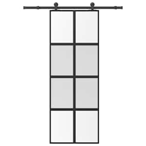 vidaXL l&uuml;kanduks koos riistvara komplektiga 76x205 cm karastatud klaas
