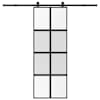 vidaXL l&uuml;kanduks koos riistvara komplektiga 76x205 cm karastatud klaas