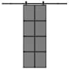 vidaXL l&uuml;kanduks koos riistvara komplektiga 76x205 cm karastatud klaas