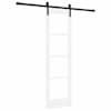 vidaXL Libisev uks ORKDAL Valge ja must 61 x 198,5 cm