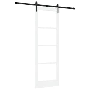 Posuvné dveře ORKDAL Bílá a černá 73,5 x 211 cm - obrázek 2