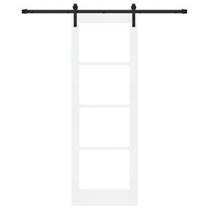 Posuvné dveře ORKDAL Bílá a černá 73,5 x 211 cm - obrázek 4