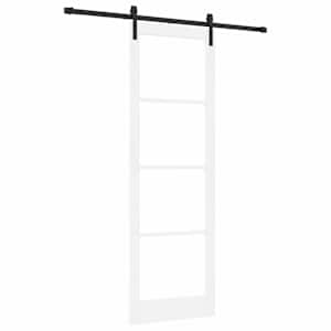 Posuvné dveře ORKDAL Bílá a černá 78 x 232 cm - obrázek 2