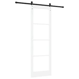 Posuvné dveře ORKDAL Bílá a černá 78 x 232 cm - obrázek 6
