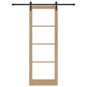 Posuvné dveře ORKDAL Přirozená a černá 83 x 232 cm - obrázek 4
