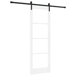 Posuvné dveře ORKDAL Bílá a černá 73,5 x 211 cm - obrázek 2
