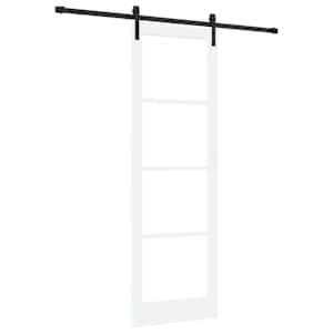 Posuvné dveře ORKDAL Bílá a černá 78 x 232 cm - obrázek 2