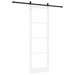Posuvné dveře ORKDAL Bílá a černá 78 x 232 cm - obrázek 6