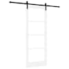 vidaXL Libisev uks ORKDAL 83 x 211 cm Soe m&auml;nnipuit ja klaas