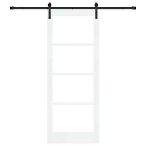 Posuvné dveře ORKDAL Bílá a černá 83 x 211 cm - obrázek 4