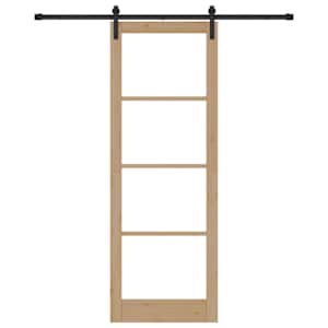 Posuvné dveře ORKDAL Přirozená a černá 83 x 232 cm - obrázek 4