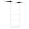 vidaXL Libisev uks ORKDAL Valge ja must 93 x 202 cm