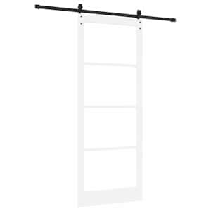 Posuvné dveře ORKDAL Bílá a černá 93 x 232 cm - obrázek 6