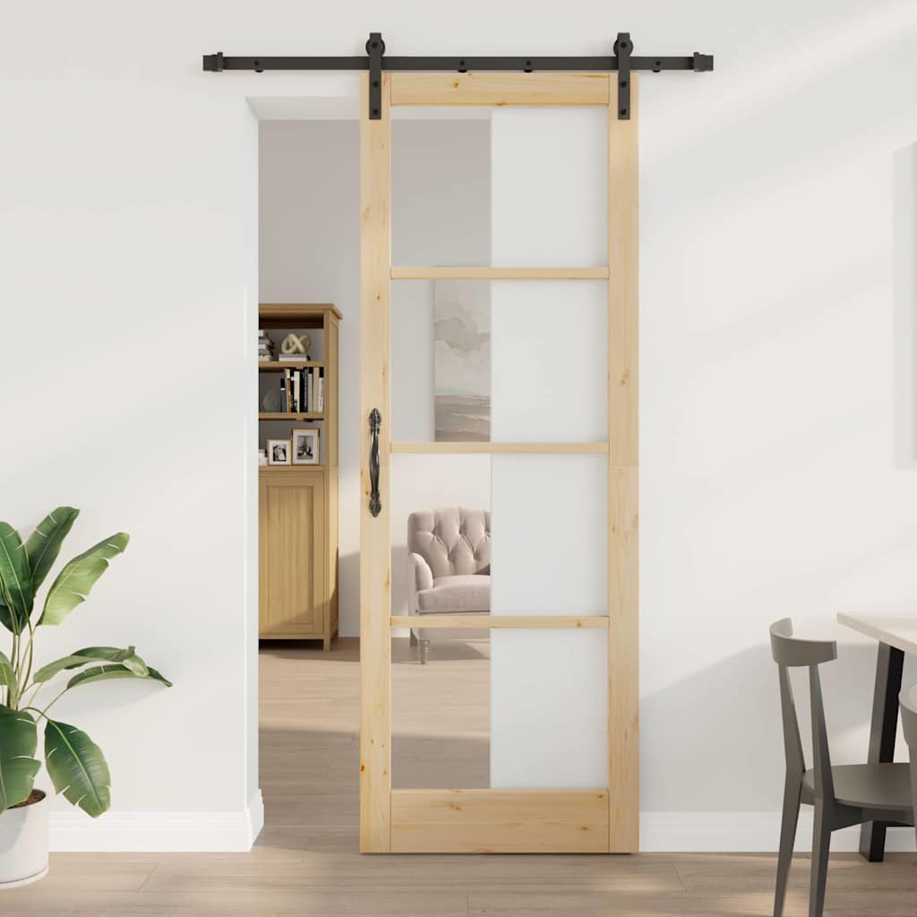 skyde dør med hardware sæt 'ORKDAL'83x232 cm