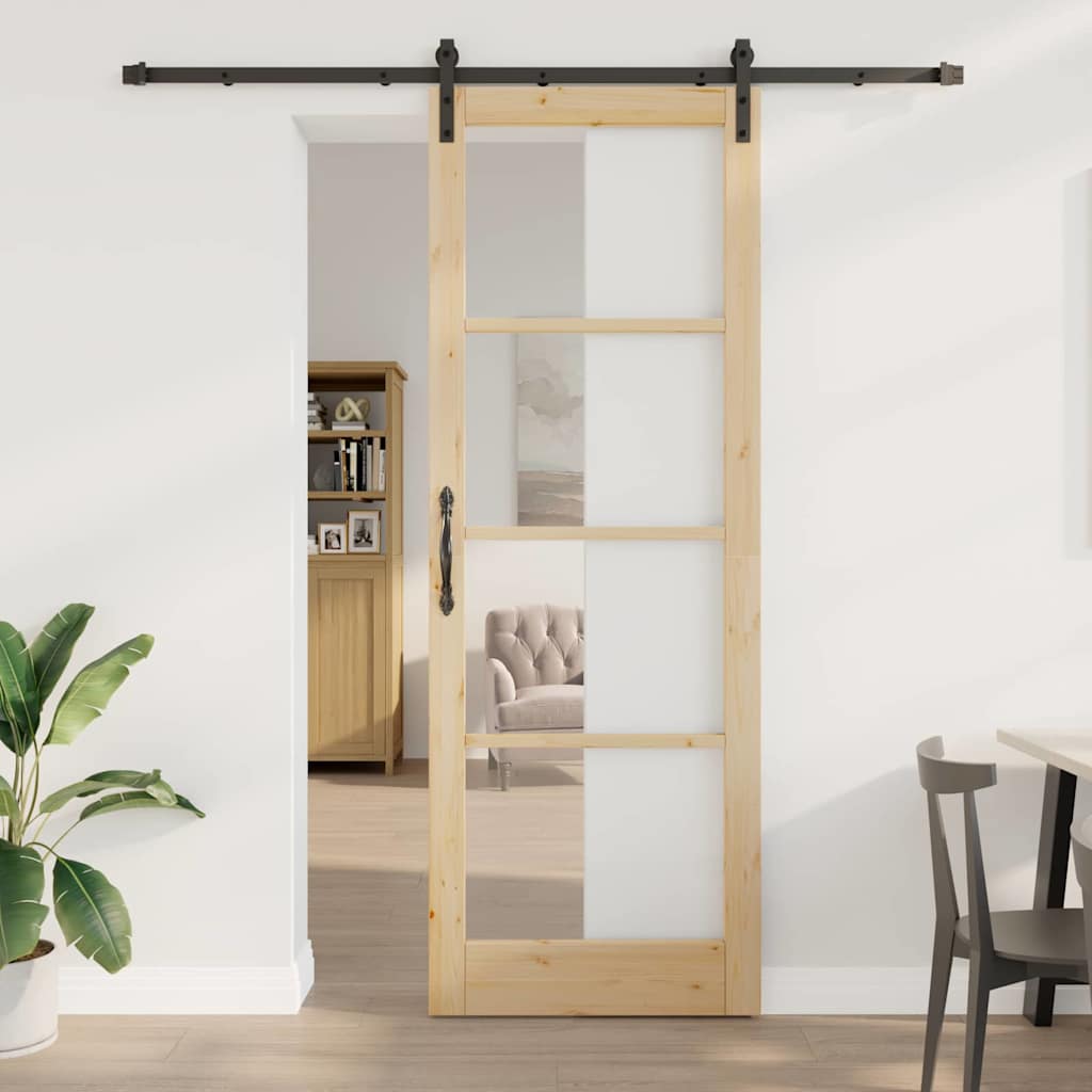 Skydedør med hardware sæt 'ORKDAL'83x232 cm