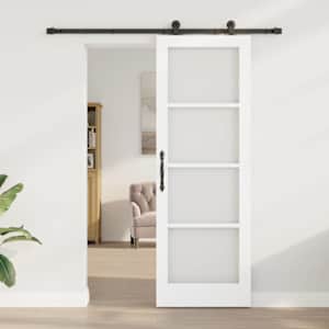 Posuvné dveře ORKDAL Bílá a černá 73,5 x 211 cm - obrázek 3