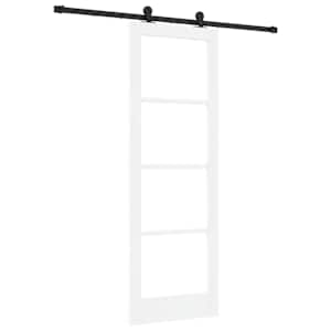 Posuvné dveře ORKDAL Bílá a černá 73,5 x 211 cm - obrázek 2