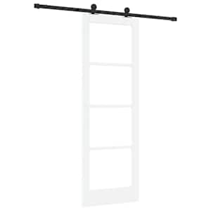 Posuvné dveře ORKDAL Bílá a černá 73,5 x 211 cm - obrázek 6