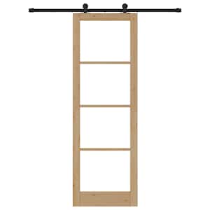 Posuvné dveře ORKDAL Přirozená a černá 78 x 232 cm - obrázek 4