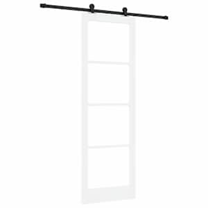 Posuvné dveře ORKDAL Bílá a černá 78 x 232 cm - obrázek 2