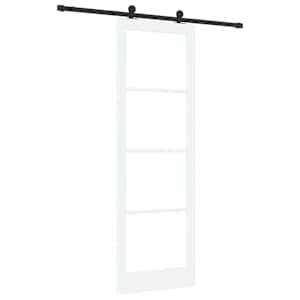 Posuvné dveře ORKDAL Bílá a černá 78 x 232 cm - obrázek 6