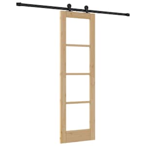 vidaXL Libisev uks ORKDAL 61 x 198,5 cm Soe m&auml;nnipuit ja klaas