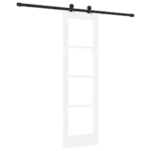 Posuvné dveře ORKDAL Bílá a černá 61 x 198,5 cm - obrázek 6