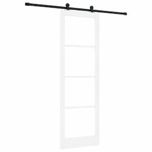 Posuvné dveře ORKDAL Bílá a černá 78 x 232 cm - obrázek 2