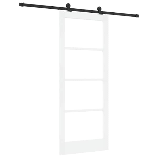 vidaXL Libisev uks ORKDAL 83 x 202 cm Soe m&auml;nnipuit ja klaas