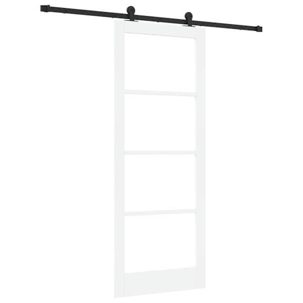 vidaXL Libisev uks ORKDAL 83 x 211 cm Soe m&auml;nnipuit ja klaas