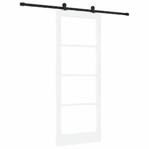 Posuvné dveře ORKDAL Bílá a černá 83 x 211 cm - obrázek 2