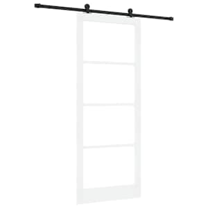 Posuvné dveře ORKDAL Bílá a černá 93 x 232 cm - obrázek 2