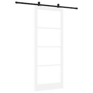 Posuvné dveře ORKDAL Bílá a černá 93 x 232 cm - obrázek 6