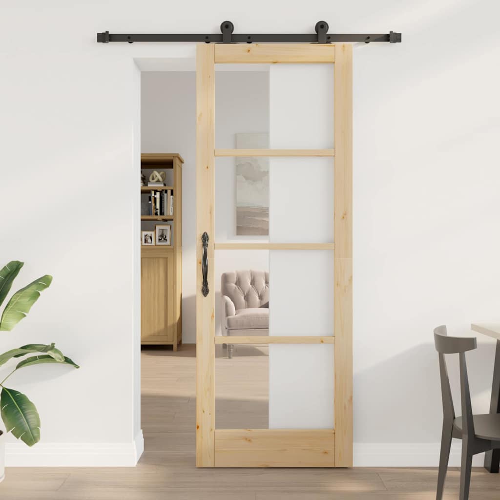 Glidende Dør med Hardware Sæt 'ORKDAL'78x211 cm