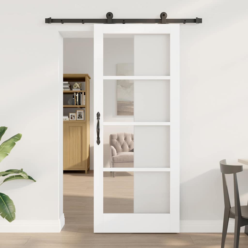 skydedør med beslagssæt 'ORKDAL'Hvid 83x202 cm
