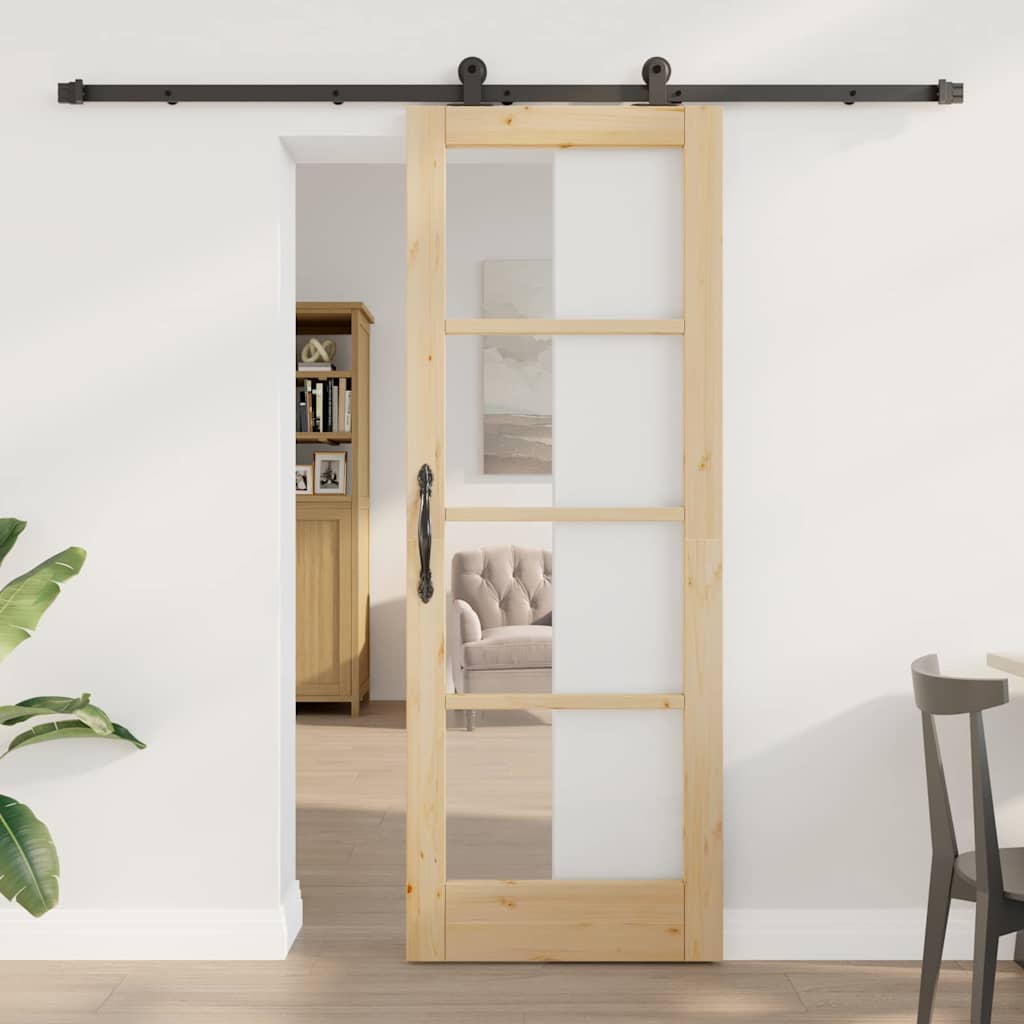 Glidende Dør med Hardware Sæt 'ORKDAL'73.5x198.5 cm