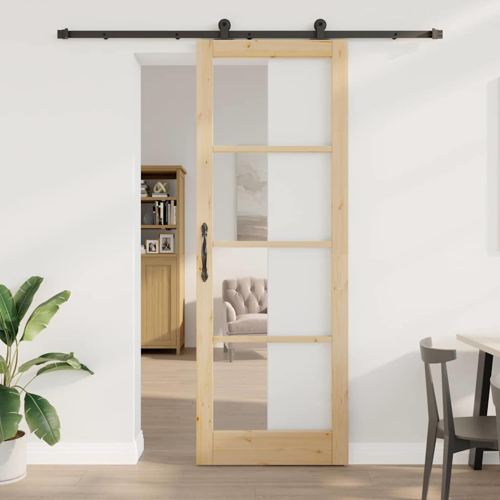 Glidende Dør med Hardware Sæt 'ORKDAL'83x232 cm